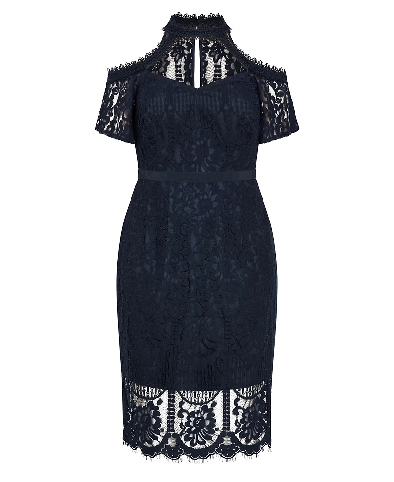 City Chic Plus Pippa Lace Dress