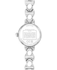 Coach Women's Iris Silver Tone Stainless Steel Bracelet Watch, 22.5mm