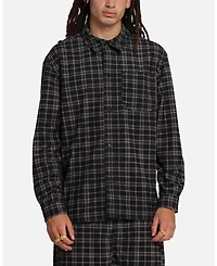 Xxiii Men's Plaid Corduroy Shirt Jacket
