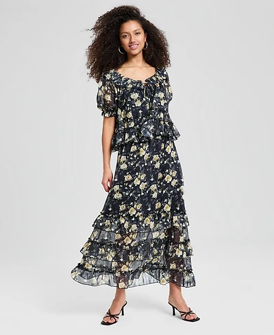 And Now This Women's Tiered Maxi Skirt, Macy's Exclusive