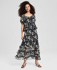 And Now This Women's Tiered Maxi Skirt, Macy's Exclusive