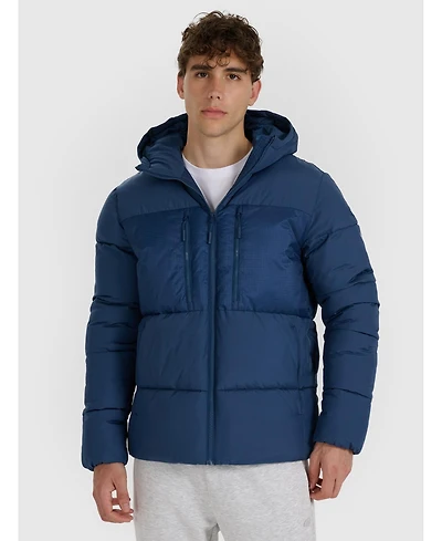 4F Men's down jacket with synthetic filling