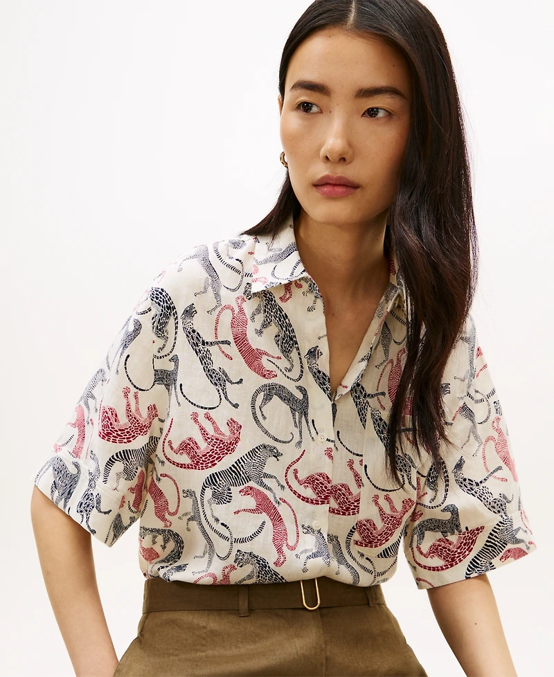 Tommy Hilfiger Women's Essential Collared Shirt