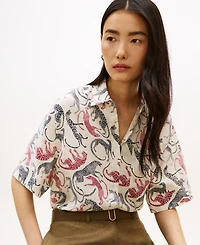 Tommy Hilfiger Women's Essential Collared Shirt