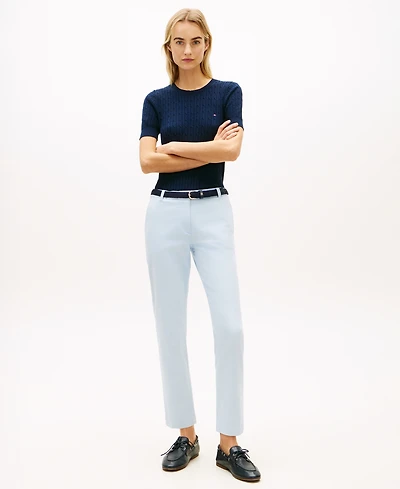 Tommy Hilfiger Women's Twill Slim Chino Pants