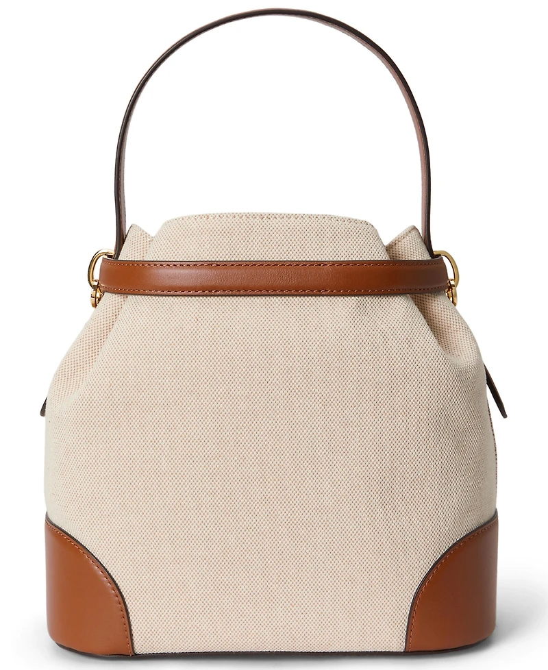 Lauren Ralph Lauren Canvas Small Blaike Bucket Bag