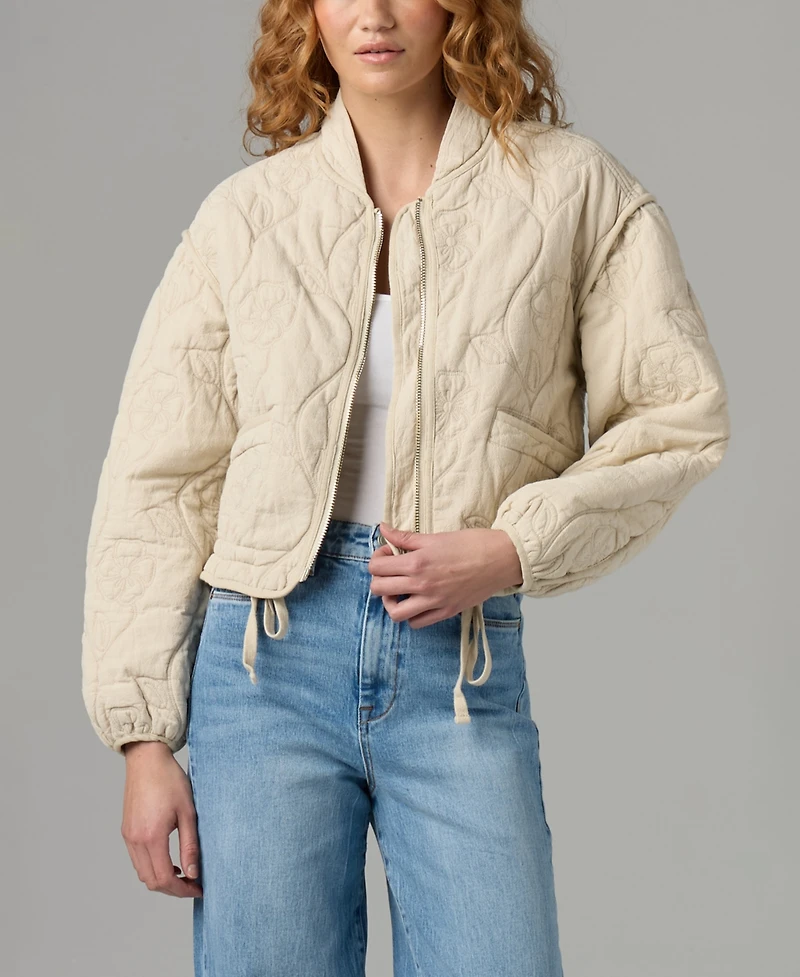 Blank Nyc Women's Floral Quilted Jacket