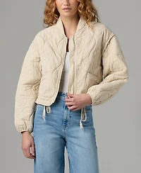 Blank Nyc Women's Floral Quilted Jacket