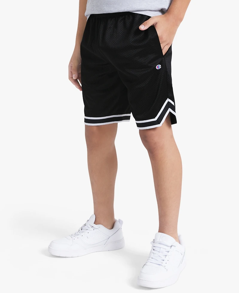 Champion Boys' 8-20 Taped Mesh Pull-On Shorts