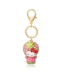Hello Kitty Sanrio x Strawberry Shortcake Crystal Keychain