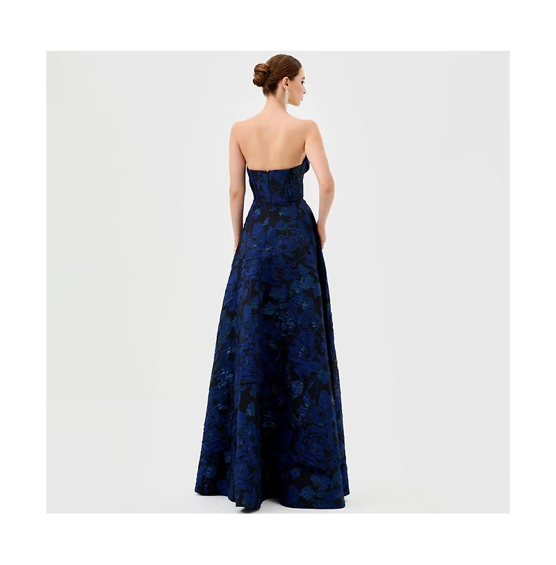 Bariano Women's Zafiya Strapless Ball Gown