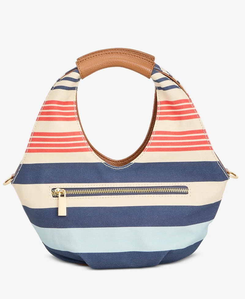 On 34th Alyii Stripe Canvas Top Handle Bag, Macy's Exclusive