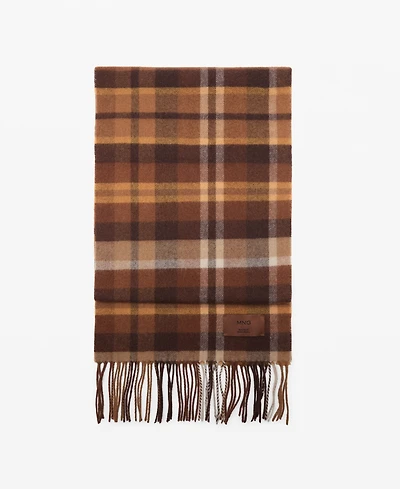 Mango Women's Woolen Check Scarf