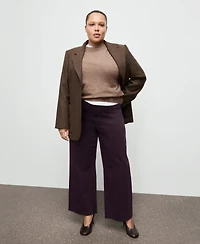 Mango Women's Catherin Culotte High-Rise Jeans