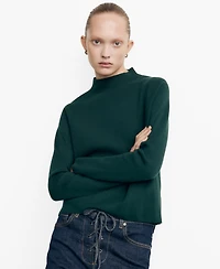 Mango Women's Perkins Neck Knitted Sweater