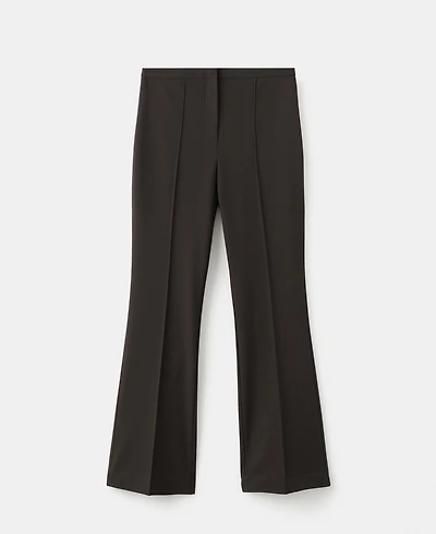 Mango Women's Low-Rise Flared Pants