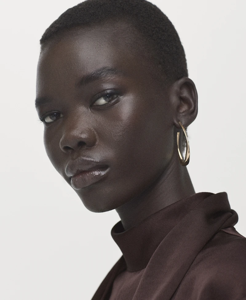 Mango Women's Foulard Satin Dress