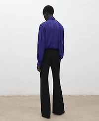 Mango Women's Scarf Striped Blouse