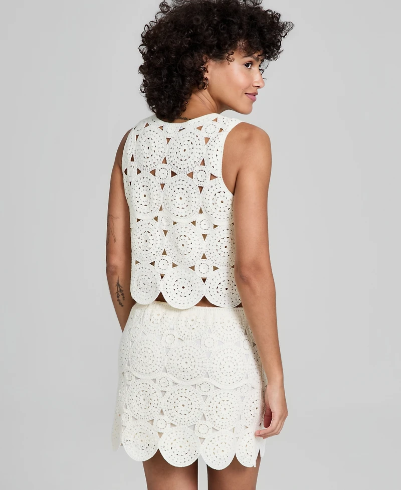 And Now This Women's V-Neck Single-Button Vest, Macy's Exclusive