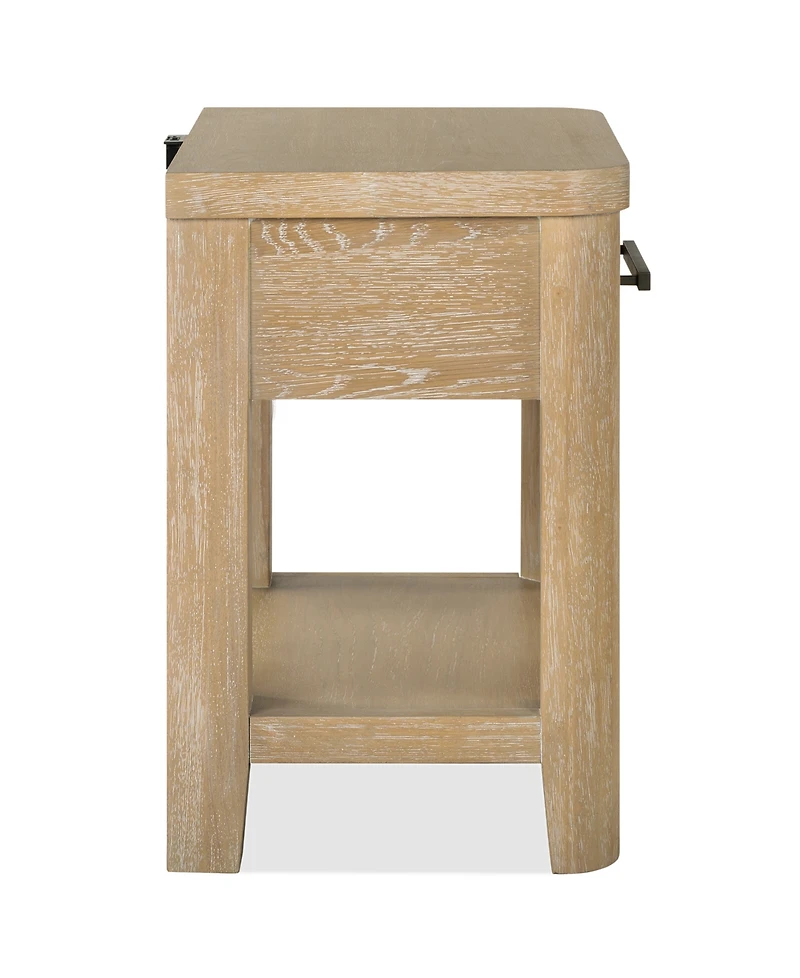 Furniture Marcel 26" Wood 1-Drawer Nightstand