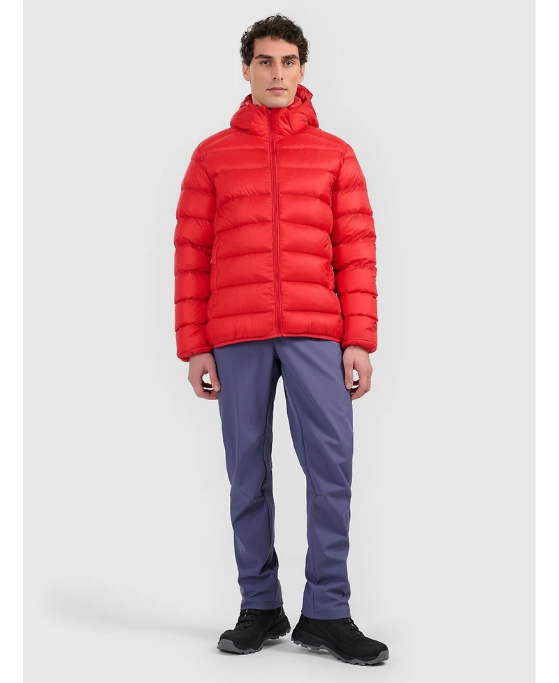 4F Men's trekking down jacket with natural filling