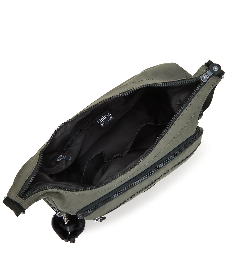 Kipling Gabbie Large Nylon Zip-Top Crossbody Bag