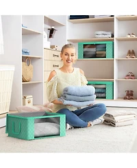 Sorbus 8-Pack Foldable Storage Bag Organizers