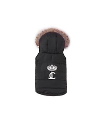 Juicy Couture Faux Fur Hooded Pet Jacket