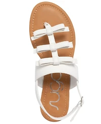 Sugar Women's Buckle Round Toe Flat Sandals