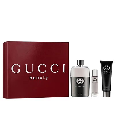 Gucci Men's 3-Pc. Guilty Pour Homme Eau De Toilette Gift Set