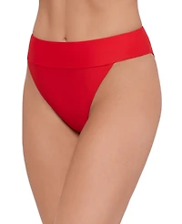 Steve Madden Women's Banded High Waist Swim Bottoms