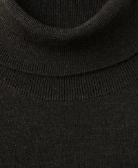Mango Men's Merino Wool Turtleneck Sweater