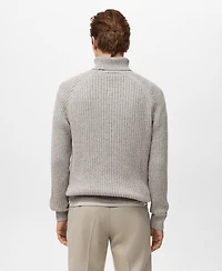 Mango Men's Wool-Blend Turtleneck Sweater