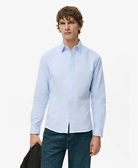 Mango Men's Cotton Oxford Shirt