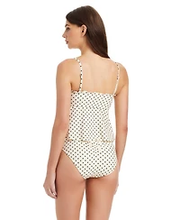 Sanctuary Women's Pretty Provence Merrow Bandeau Neck Tankini Top