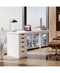 Tribesigns Modern Computer Desk, Simple Style, 47 Inches Pc Desk