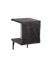 Aostirmotor 5 Pcs Wall Mounted Cat Tree Furniture with Scratching Board in Grey