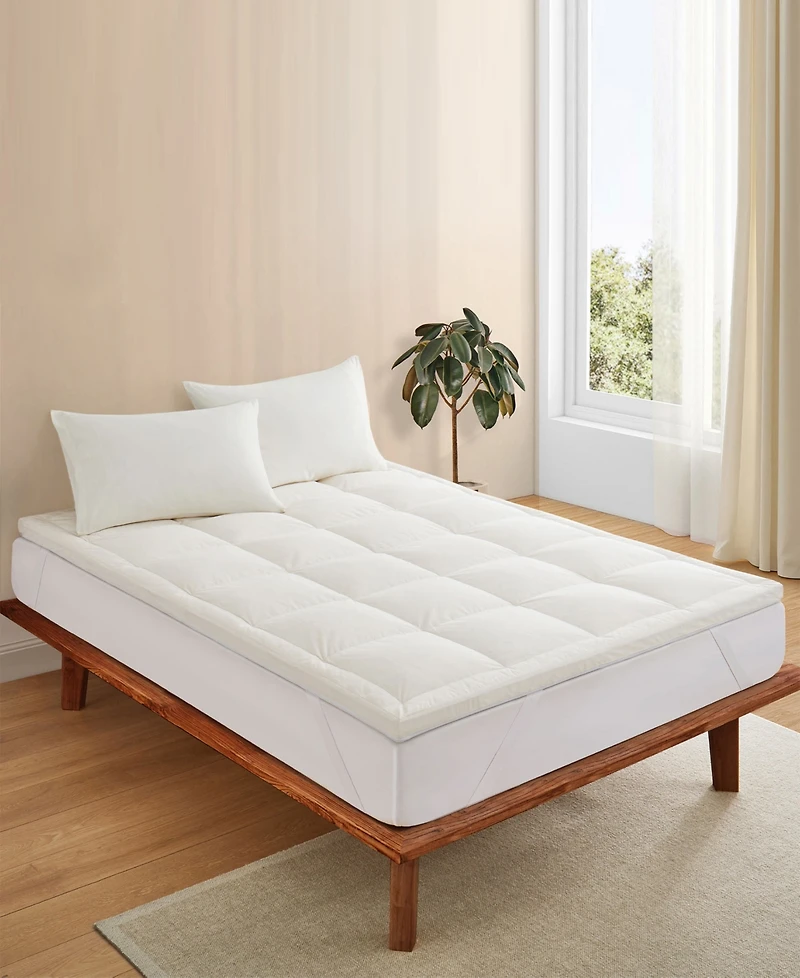 Unikome Down Feather Memory Foam Mattress Topper