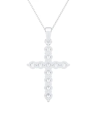 Forever Grown Diamonds Lab-Grown Diamond Pendant Necklace (1 ct. t.w.) in Sterling Silver