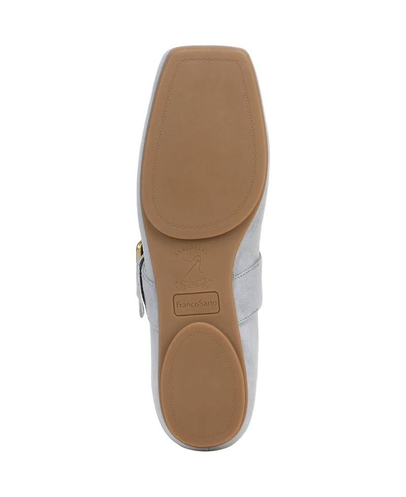 Franco Sarto Women's Oakes Square Toe Ballerina Flats