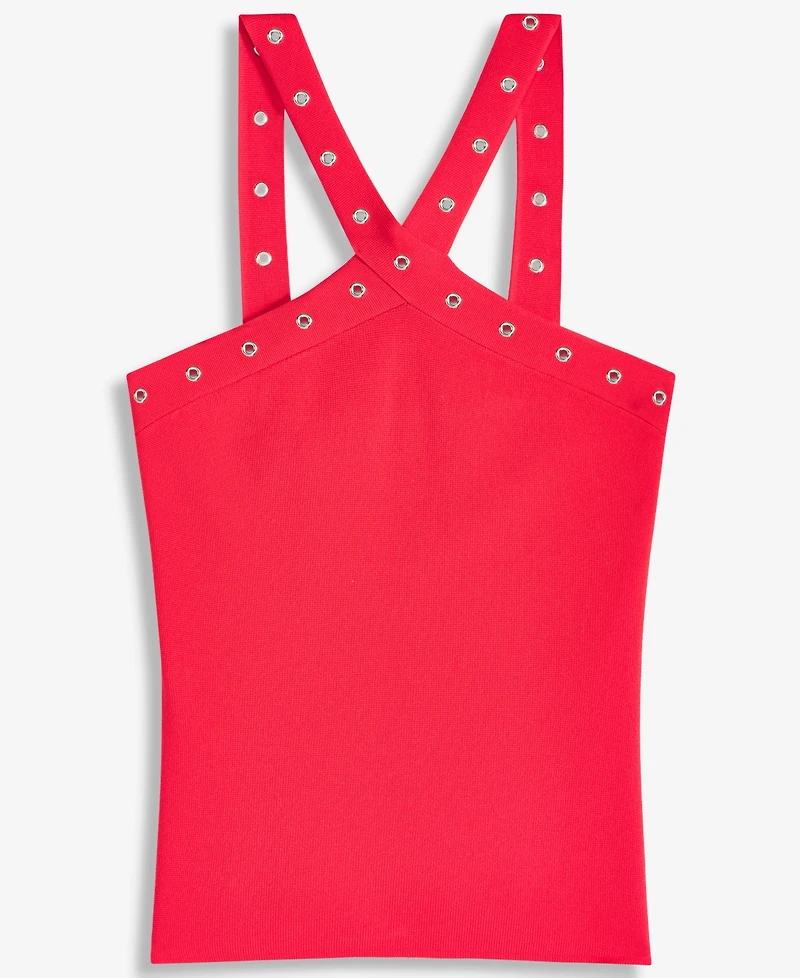 I.n.c. International Concepts Women's Grommet & Fringe Sweater Skirt