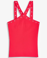 I.n.c. International Concepts Women's Grommet & Fringe Sweater Skirt