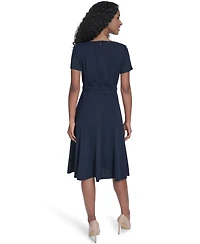 Calvin Klein Women's Square Neck Midi Dress