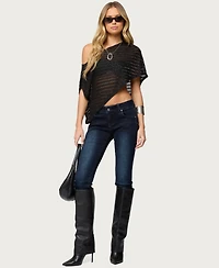 Edikted Women's Eloise Low Rise Skinny Jeans