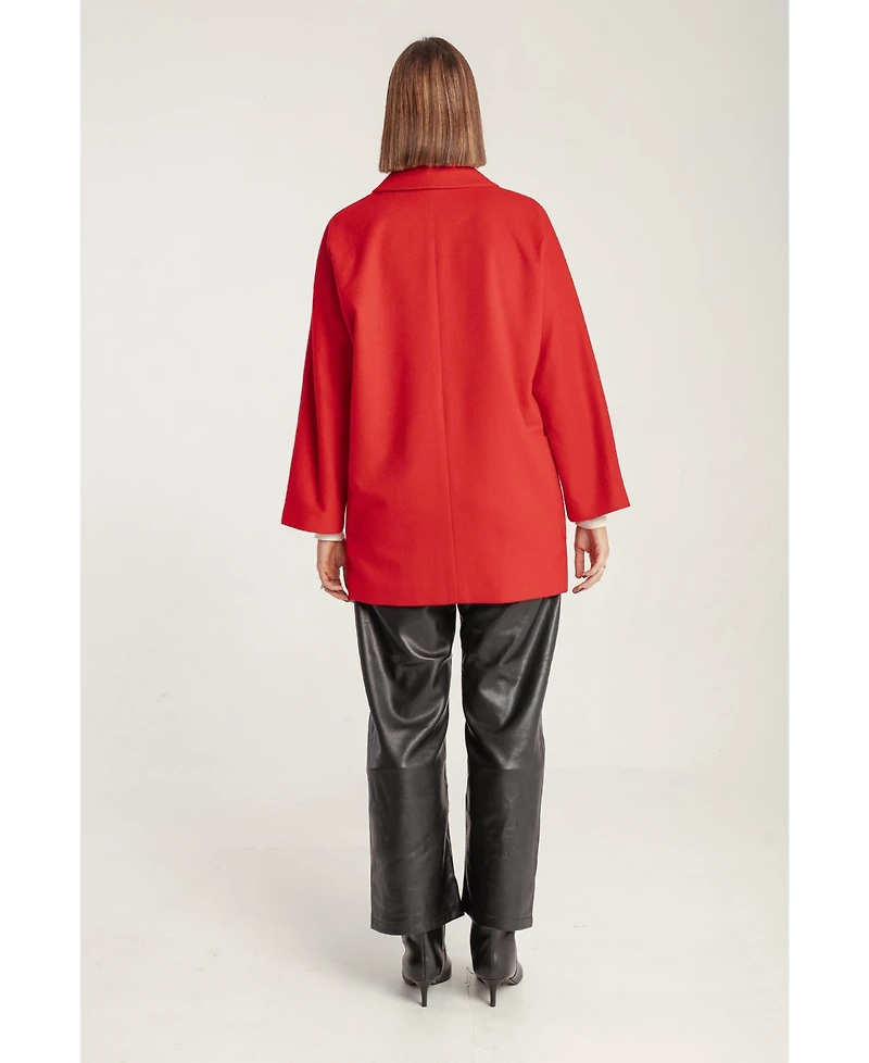 1982 Women's Cashmere Double Breasted Short Coat