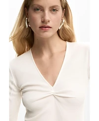 Desigual Women's Rib knot t-shirt