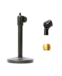 Movo Tmc-3 Adjustable Tabletop Mic Stand with Mic Clip