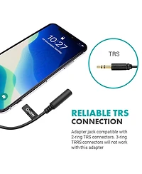 Movo Ima-2 Headphone Adapter - 3.5mm Trs to Lightning