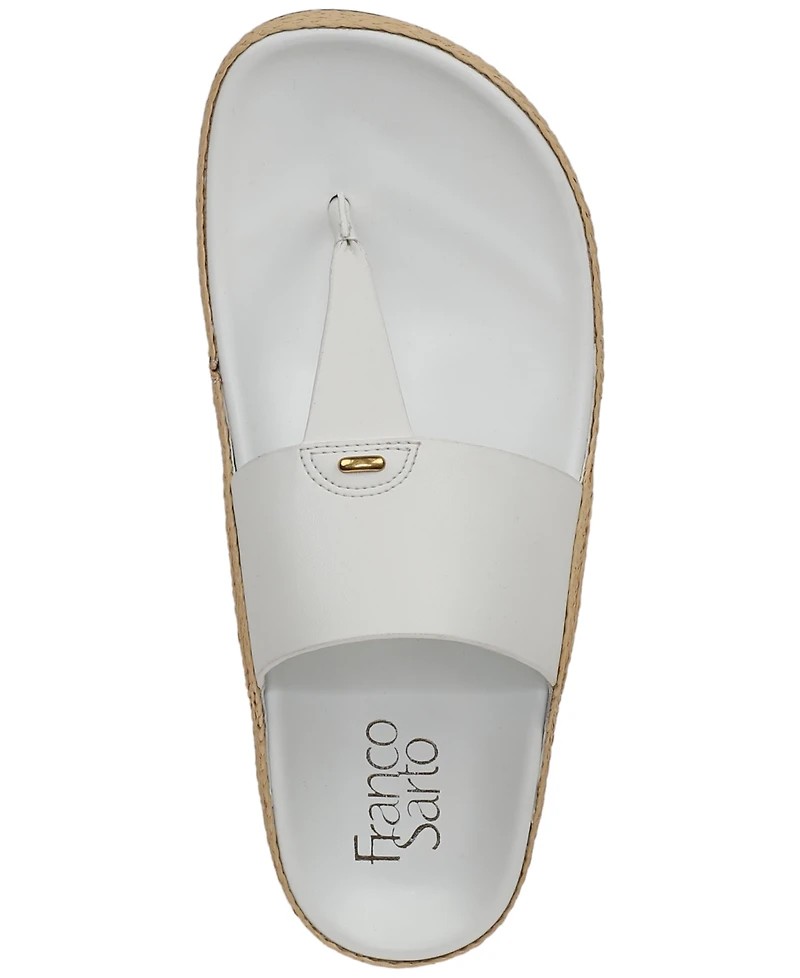 Franco Sarto Women's Bernice Open Toe Thong Sandals
