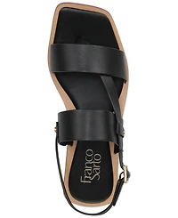 Franco Sarto Women's Enrica Open Toe Slingback Sandals